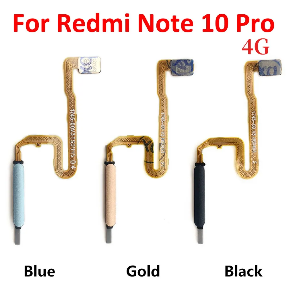 

Original Fingerprint Sensor For Xiaomi Redmi Note 10 Pro 4G Home Button Menu Touch ID Scanner Ribbon Connector Flex Cable