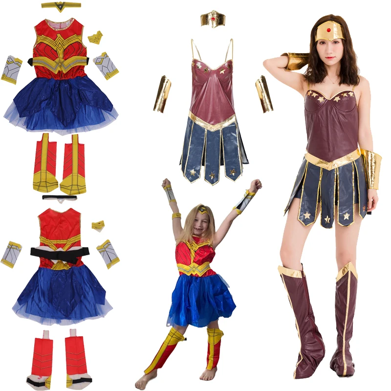 

Deluxe Dawn Of Justice Wonder Girl Cosplay Clothing Superhero Adults Sexy Woman Fancy Dress Party Costume Disguise Halloween