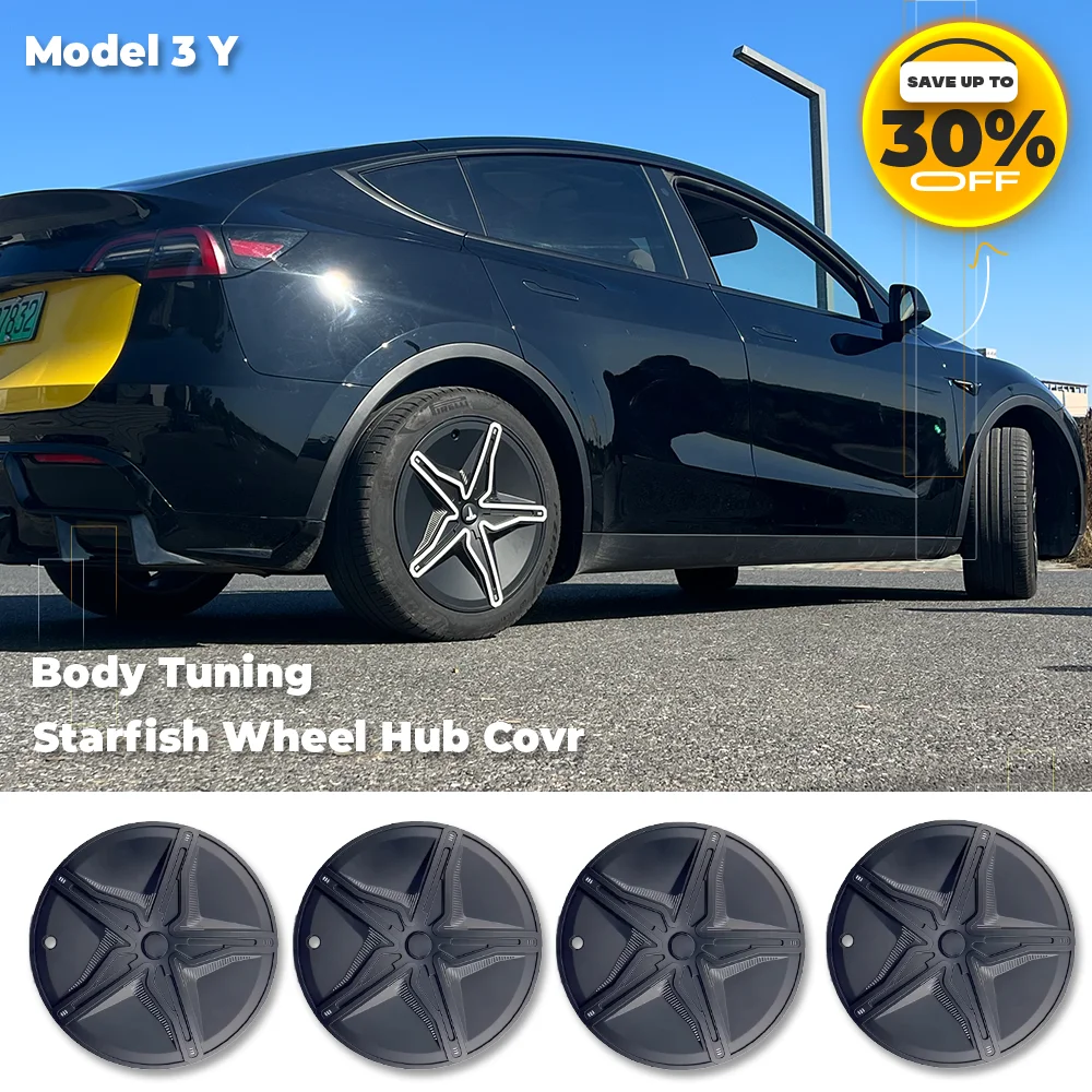 18-19-Wheel-Hub-Protectors-For-Tesla-Model-3-Y-2017-2023-Starfish ...