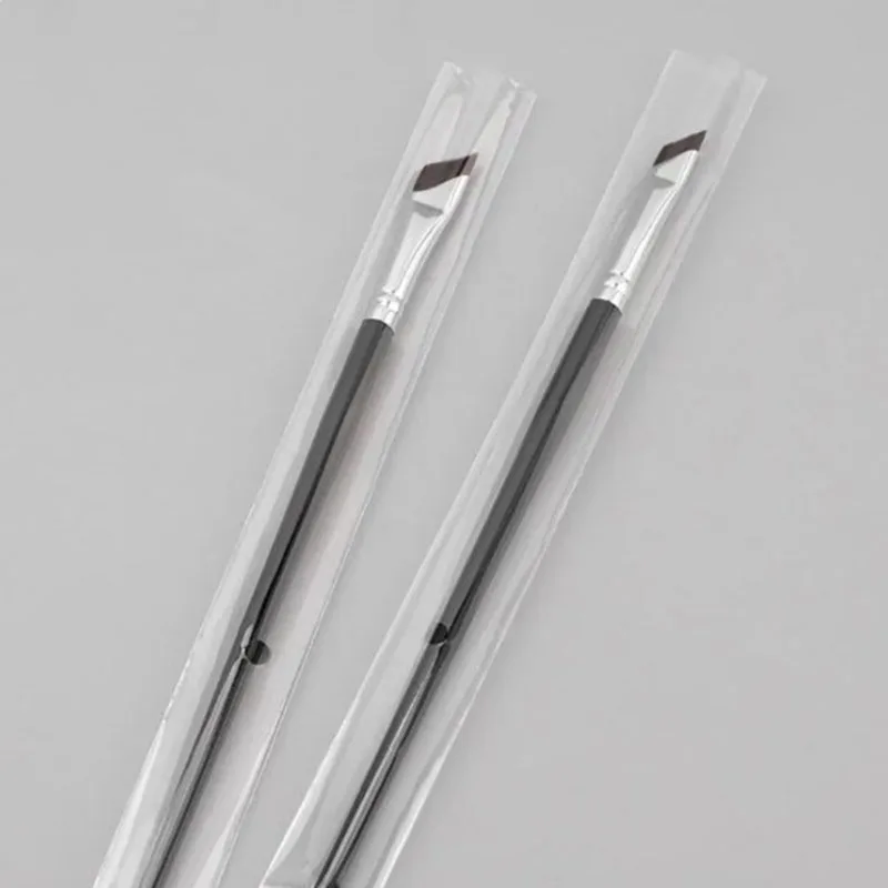 Upgrade Blade Eyeliner Brush Ultra Thin Fine Angle Flat Eyebrow Brush Liner Brow Place Makeup Brush Precise Detail Brush 4