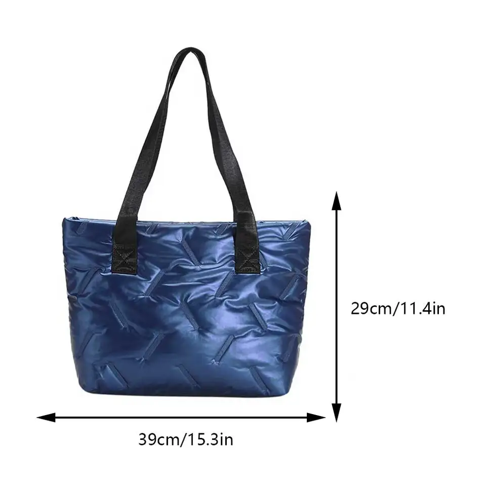Bolsa Acolchada Cruzada Para Mujer, Bolso De Hombro Ligero Y