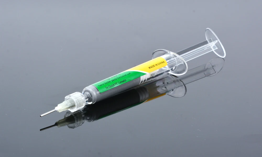 New Type Low Temperature Lead-free Syringe smd Solder Paste Flux For Soldering Led Sn42Bi58 Repair Welding paste tool