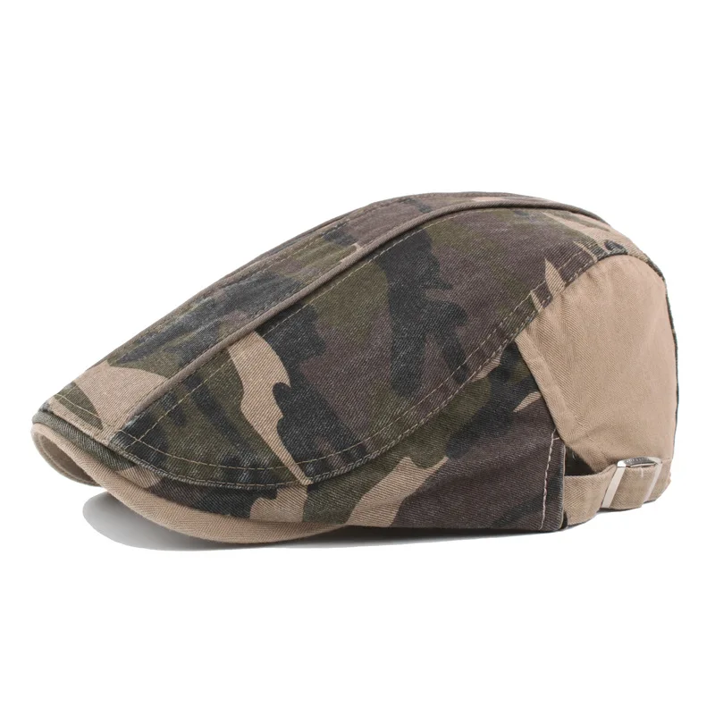 Men Women Beret Hat Popular Classic Newsboy Gatsby Cabbie Ivy Ascot Flat Cap Collection Fashion Camouflage cotton newsboy cap berets hat