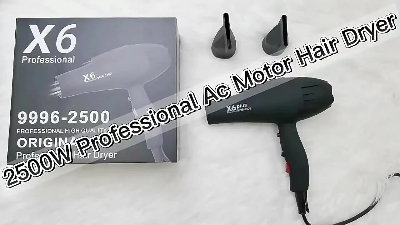 X5/X6 Plus New Negative Ion Hair Dryer 2400W High Power Strong