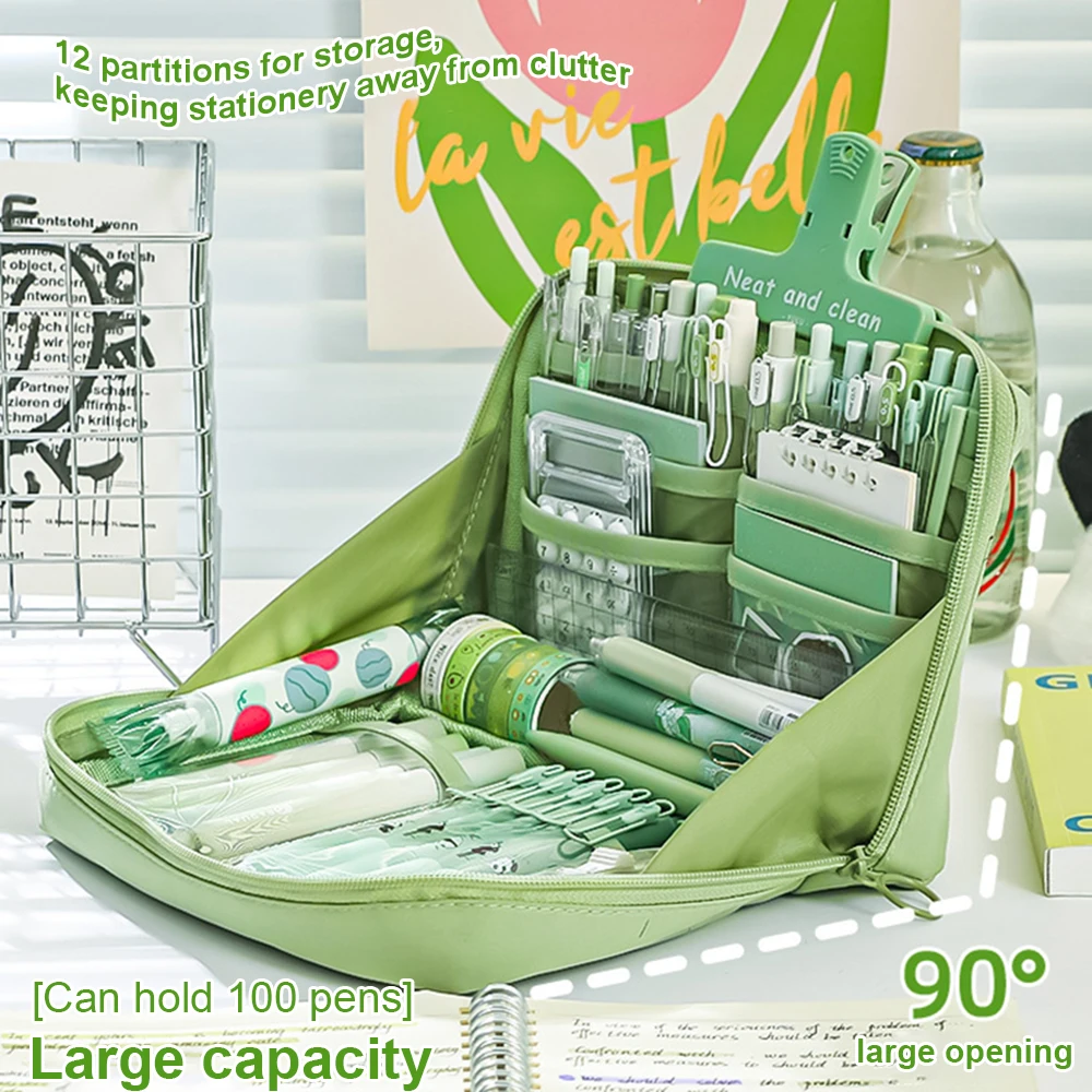 10 طبقات Kawaii مقلمة سعة كبيرة الباندا الجمالية ق...