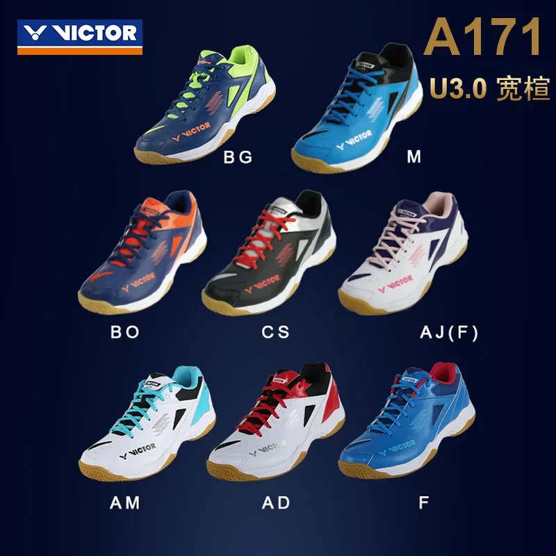 Badminton Shoes New Victor A230 Badminton Shoes U3.0 Wide Last A171 Men's and Women's sneaker Lightweight Anti-skid