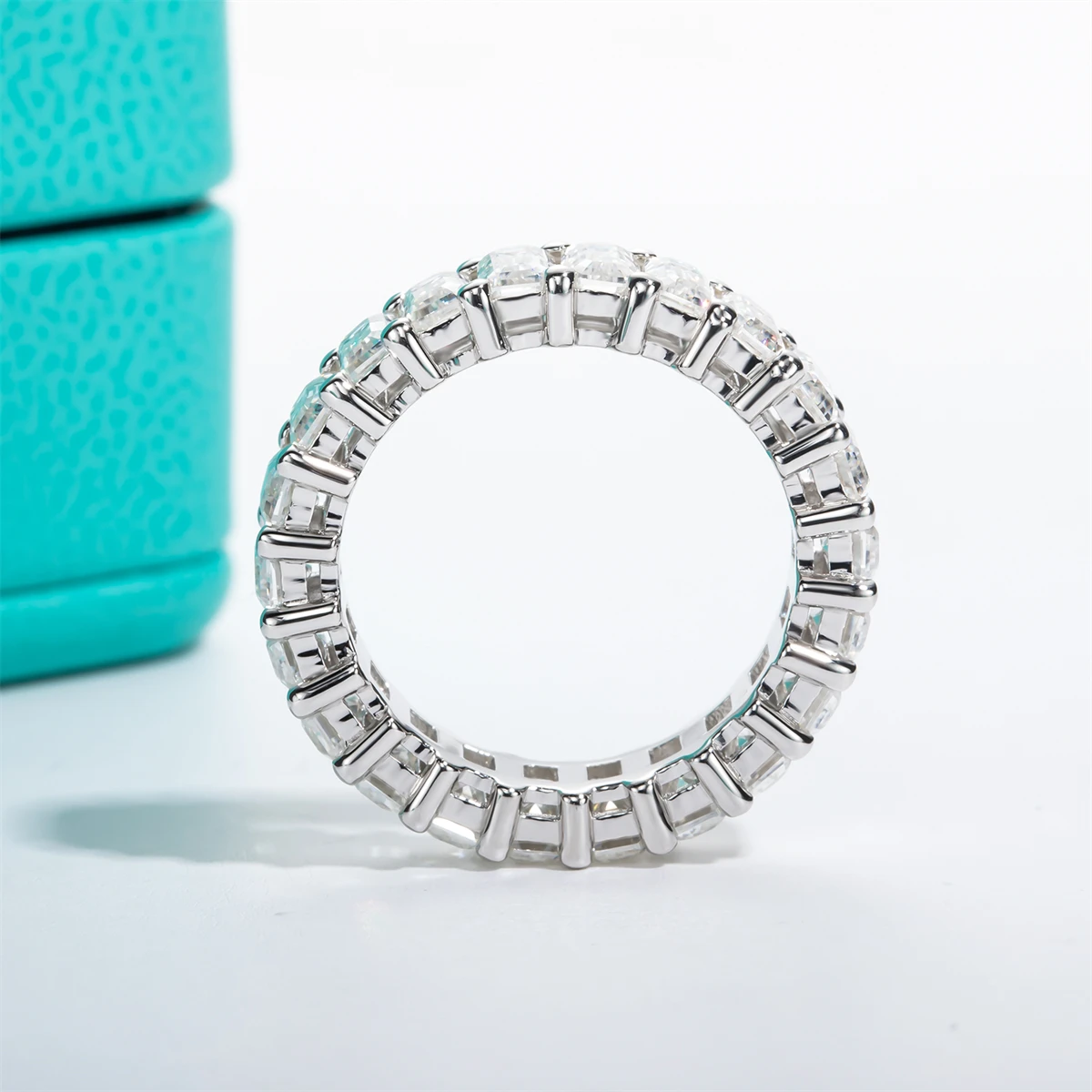 Wedding Band Eternity Ring 925 Sterling 4