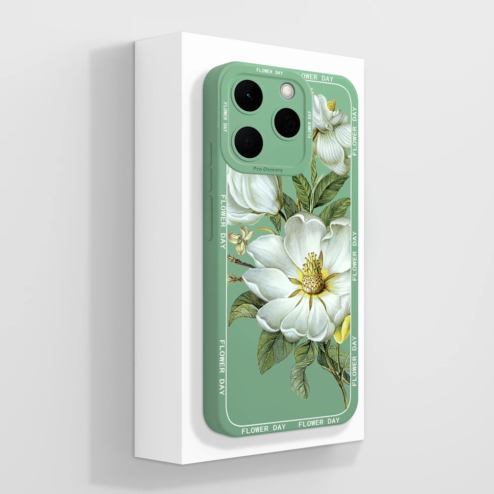 Lovely Cat Patterns Lightweight Full Coverage Phone Case - Soft Smooth Liquid Silicone Shell