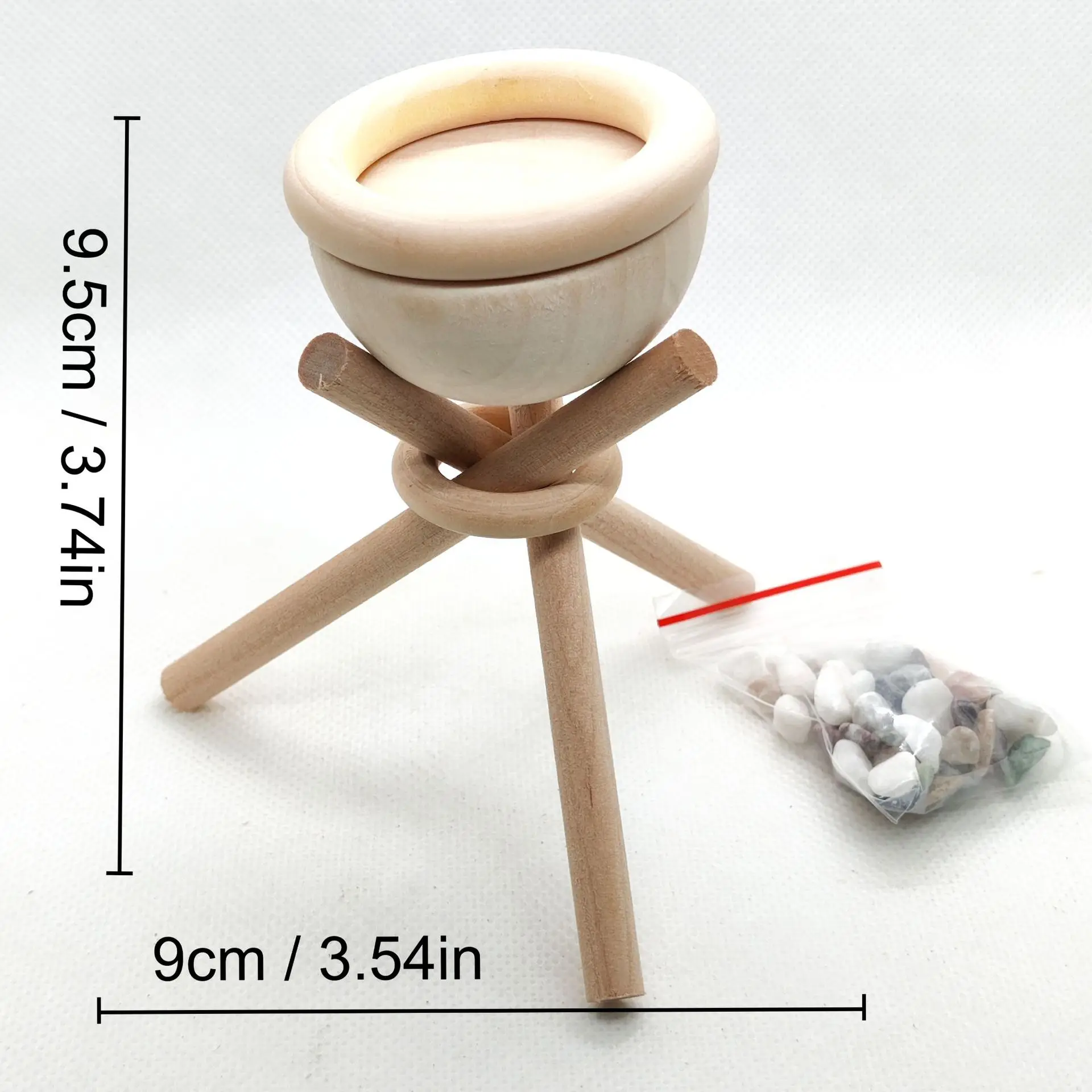 Description Picture 4 of itemWooden Aromatherapy Essential Oil Diffuser Interior Fragrant Aroma Expanding Stone Diy Reed Diffusers Ornament Home Scent Decor