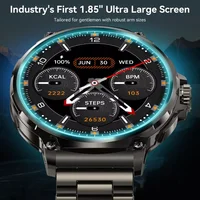 2026 GPS Smart Watch 1.85-Inch AMOLED Screen 710mAh Bluetooth Call Heart Rate Health Monitoring 400+Dial Watch For Android IOS - Image 2