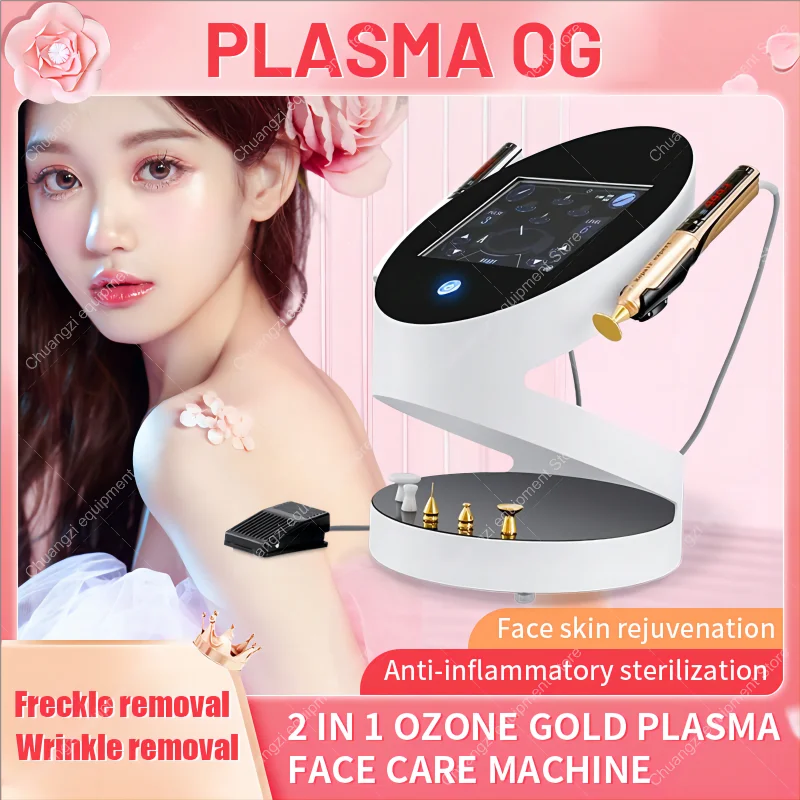 2024 Latest Technology Fibroblast Pen Jet Plasma Lift Eyelid Lifter Wrinkle Regenerating Acne Powder Plasma Shower