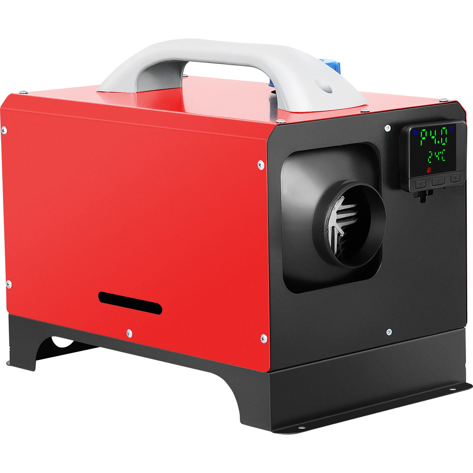 VEVOR 자동차 버스 RV 트럭 SUV용 올인원 디젤 에어 히터, 소음기 LCD 스위치 원격 제어 미니 히터, 3, 5, 8KW, 12V