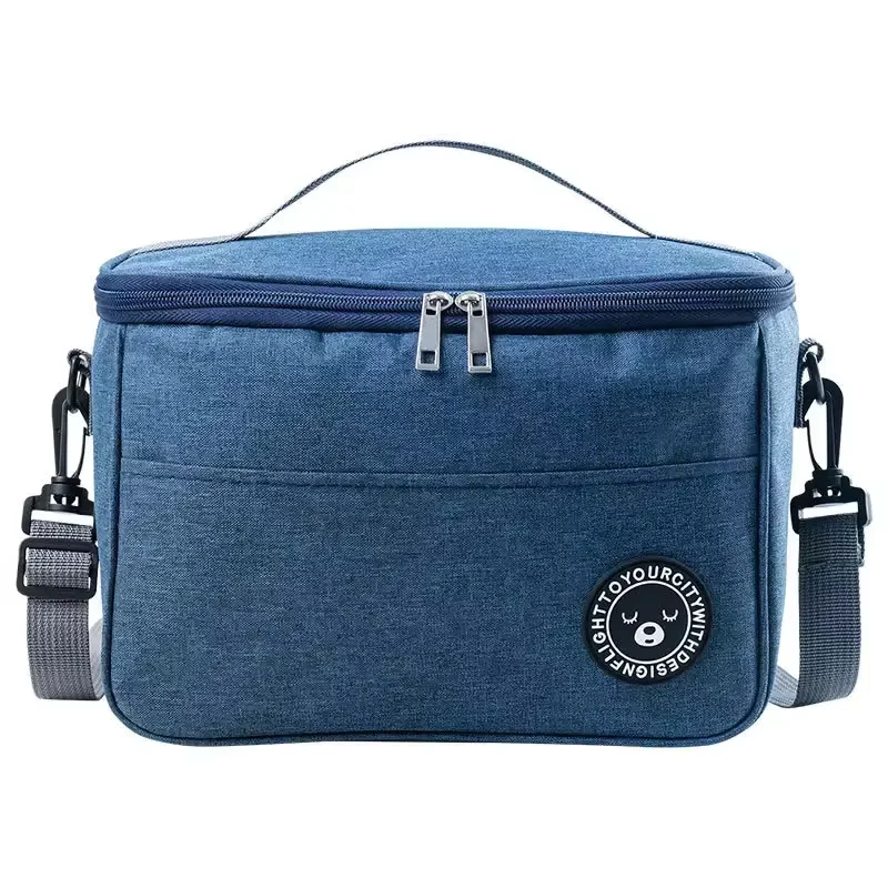 Lunch Bag Portable Lunch Bag Food Thermal Box Waterproof Office Cooler Lunchbox With Shoulder Strap Insulated Case