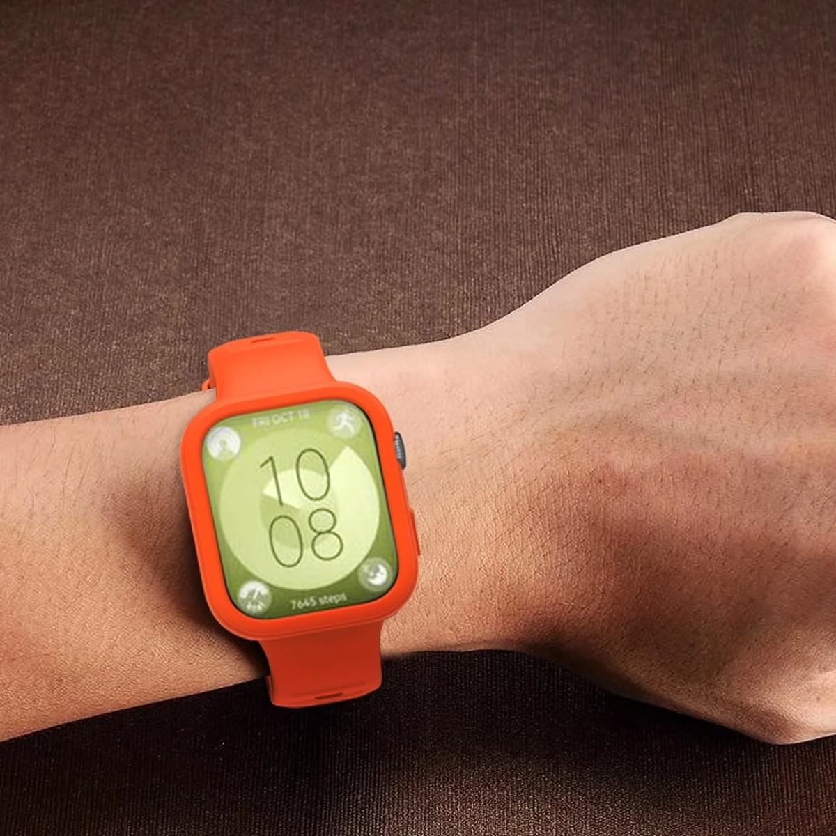 حزام سيليكون مع حافظة حماية لساعة Huawei Watch Fit...