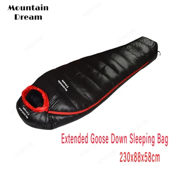 Extended Goose Down Mummy Sleeping Bag 1