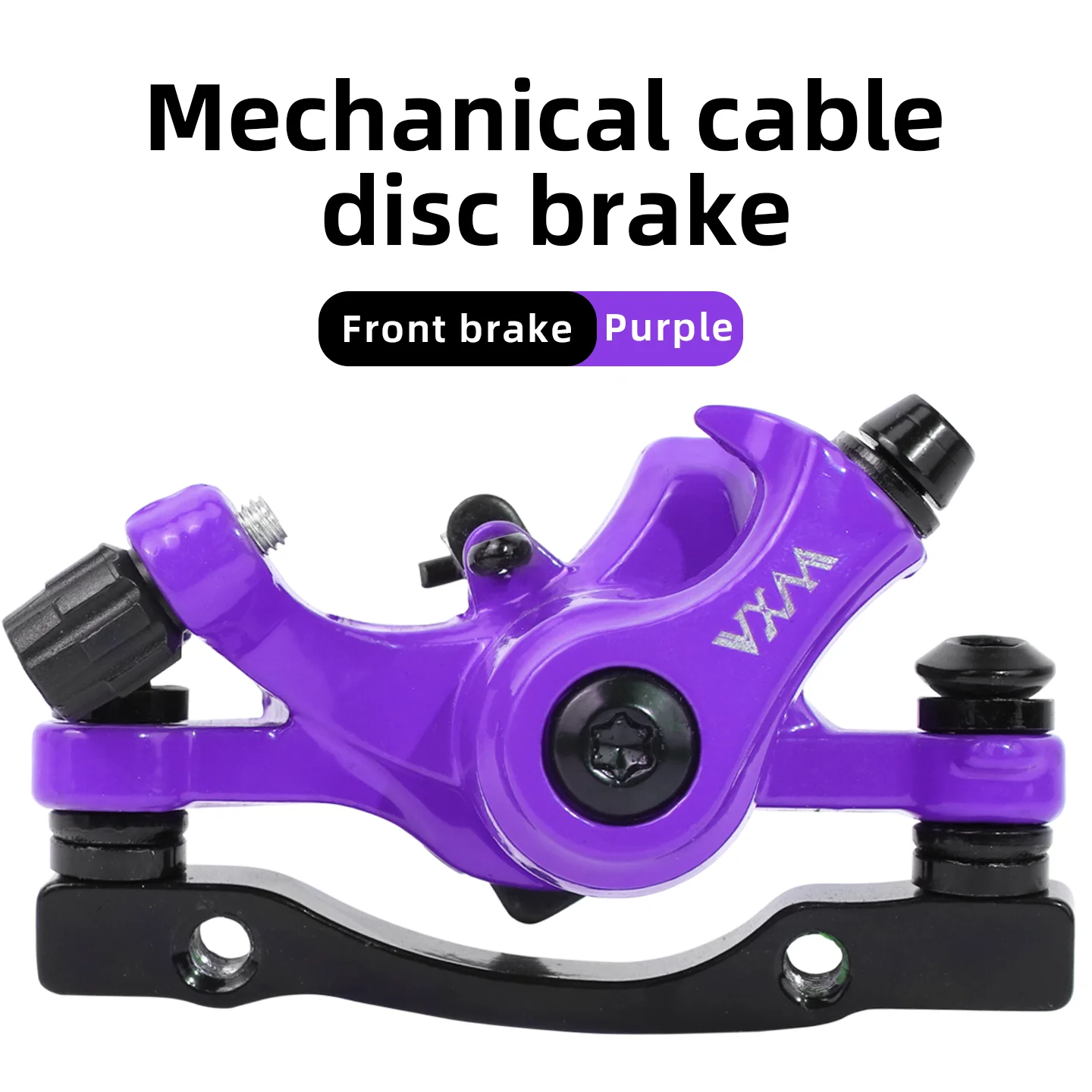 Purple front brake