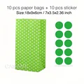 Lime green dot