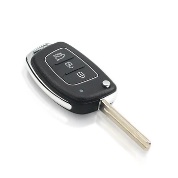 Chiave telecomando per Hyundai New IX35 IX25 IX45 Santa Fe Sonata TOY40 433Mhz ID46 - KEYYOU Remote Car Key 3 pulsanti 433Mhz ID46 Chip per Hyundai New IX35 IX25 IX45