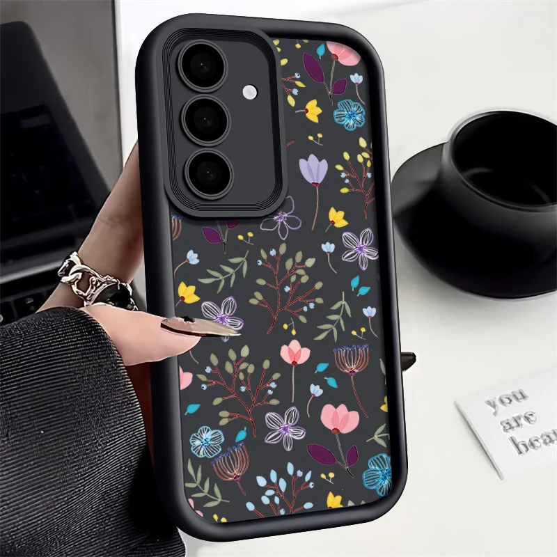 Floral Print TPU Case - Elegant Phone Cover