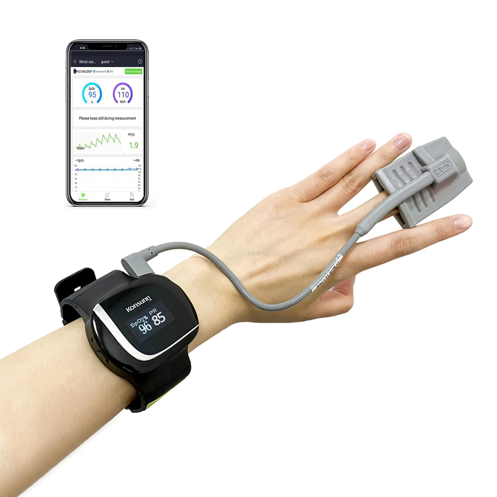 Pulse Oximetry Wearable Device Reliable Quality