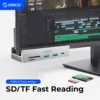 ORICO USB 3.2 Hub 6-Port Expansion with Power Connector 10Gbps Protocol High-Speed Transmission SD TF Card Fast Reading 1