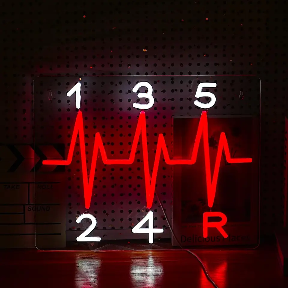 Panneau Lumineux Néon LED Pour Garage Et Atelier De Réparation Automobile Avec Interrupteur à Intensité Variable, Alimentation USB Pour Décoration De Voiture