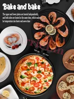 Electric Cake File Household Double-Sided Heating Pancake Pan Automatic Power-Off Deepening Pancake Machine Breakfast Sandwich 2