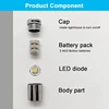 20 Pcs Miniature Led Lights,Tiny Lights For Hand Craft,Miniature Lights Battery Powered, Lights (Multi-Color Changing) 3
