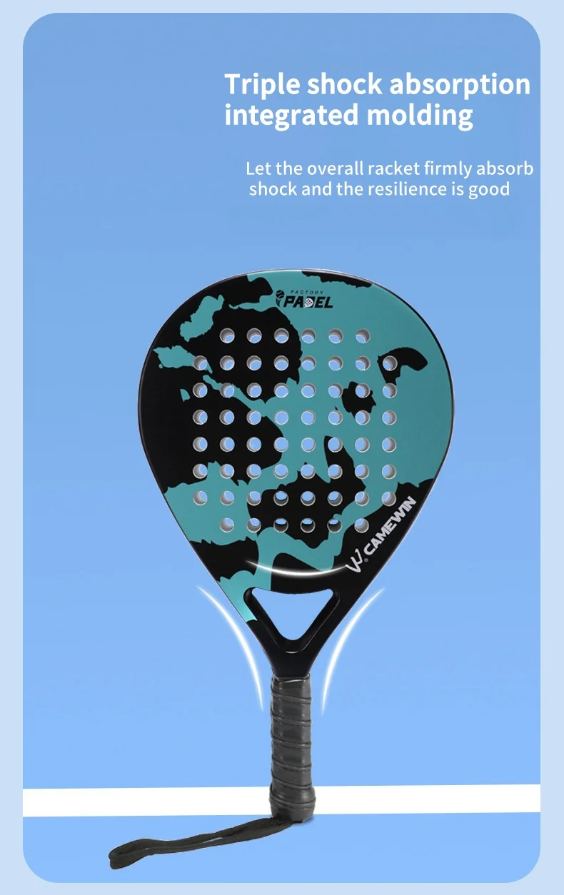 Padel Tennis Rackets,Paddle Tennis Racquets Carbon Fiber with EVA Memory Flex Foam Core,Paddle Racket Lightweight for Pop