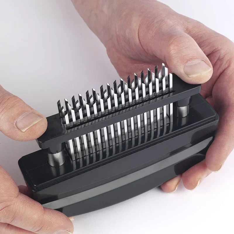 Meat tenderizer 48 blades stainless steel meat hammer