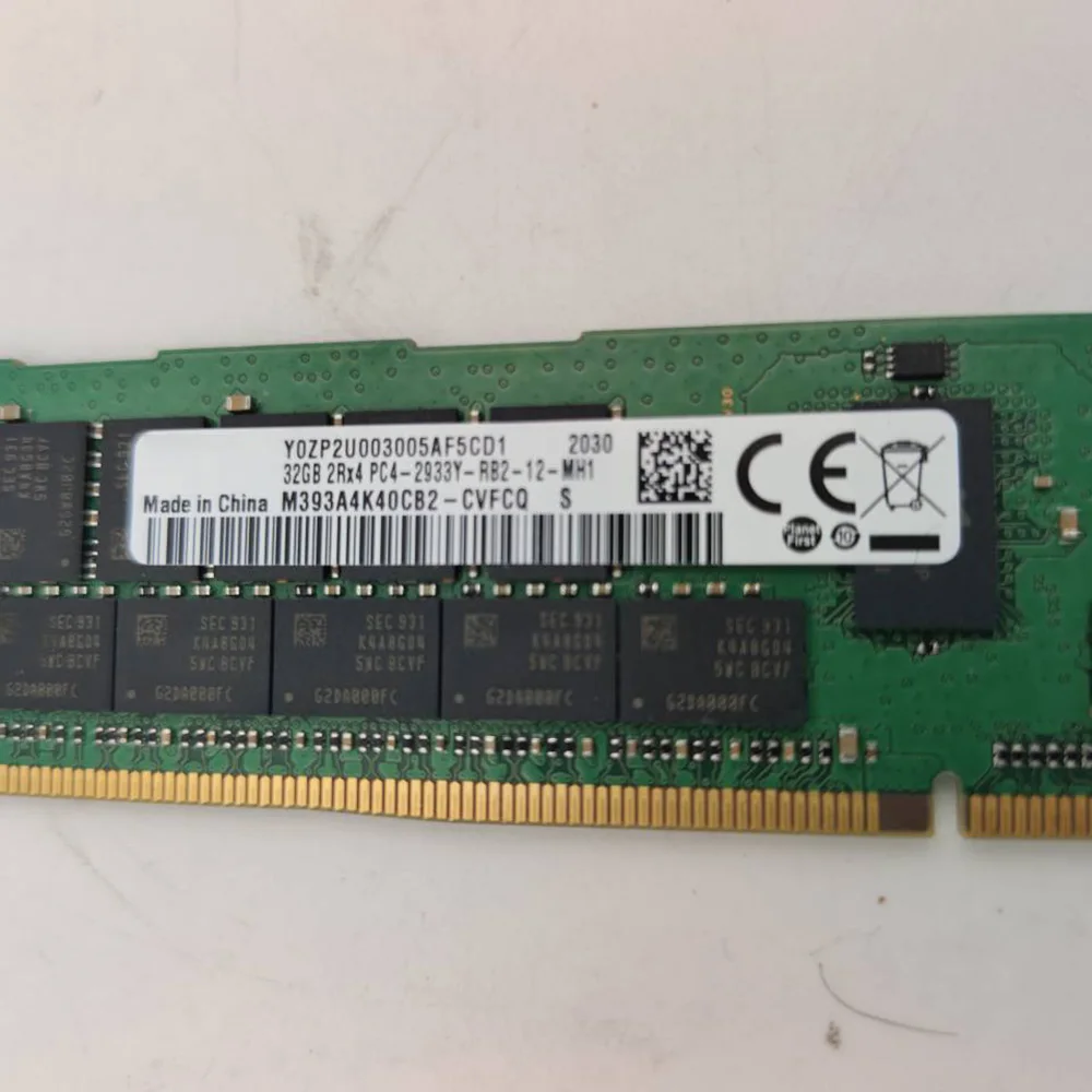 1PC For Samsung Server Memory 32G 2RX4 PC4-2933Y REG ECC M393A4K40CB2-CVFCQ 5 1PC For Samsung Server Memory 32G 2RX4 PC4-2933Y REG ECC M393A4K40CB2-CVFCQ - Image 3