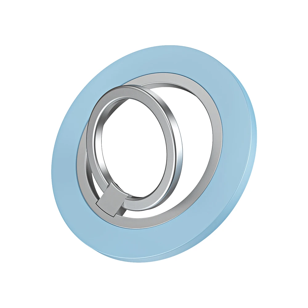 Revolving Magnetic Phone Ring Holder with Kickstand and Grip