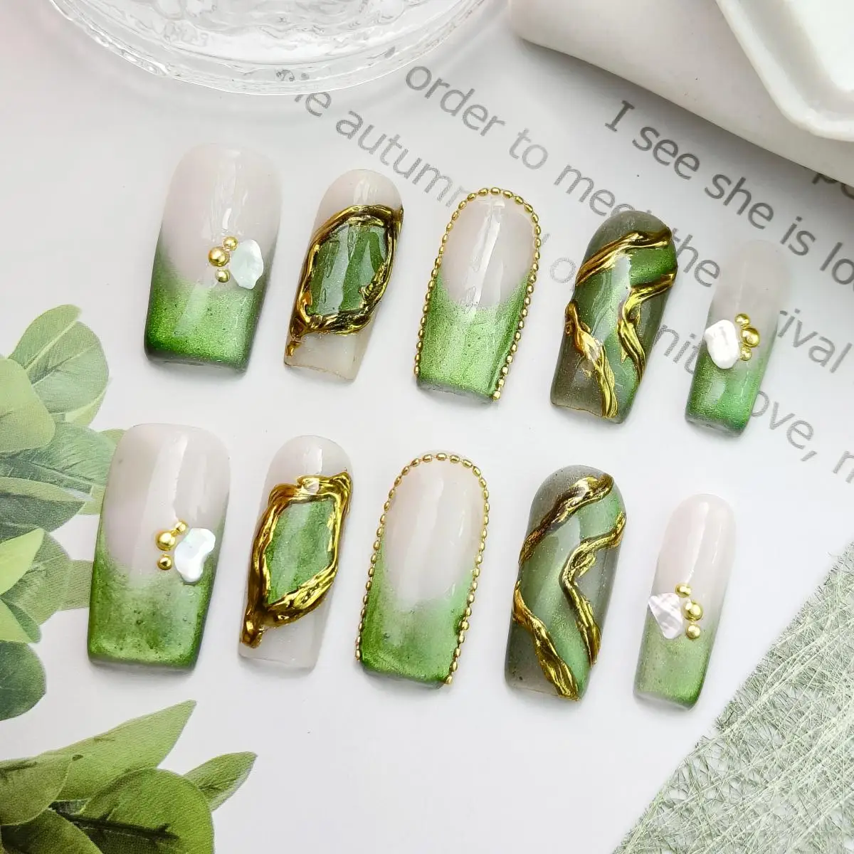 Nails Bundle in Green
