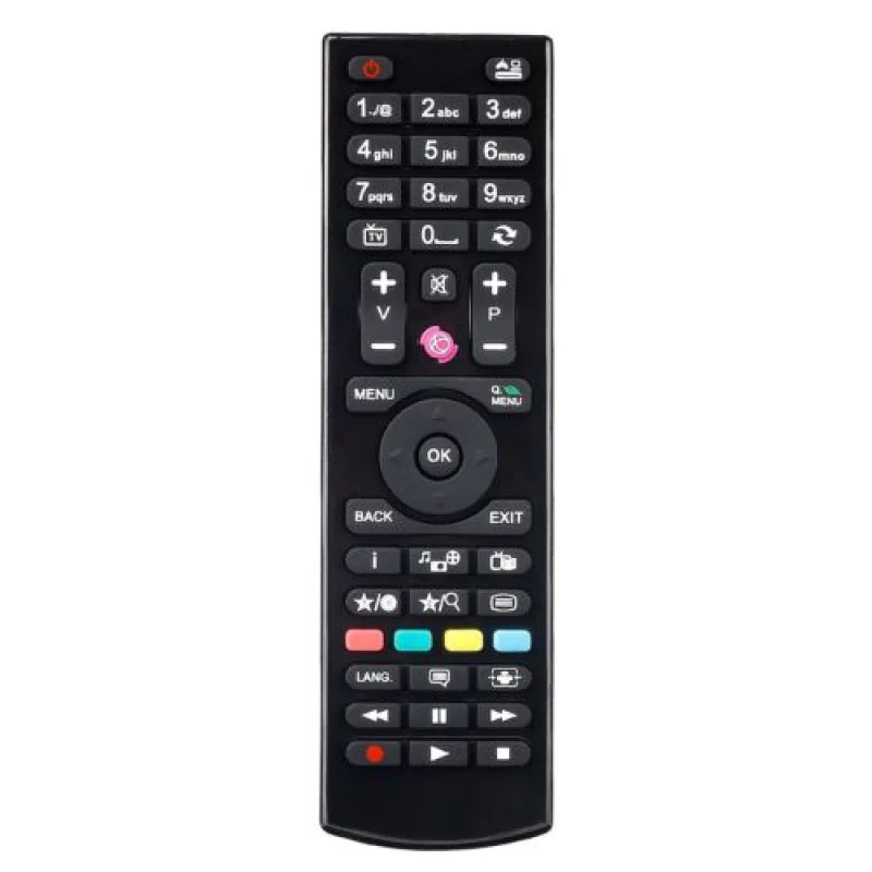 Telecomando Nero Per Jvc Telefunken Vestel Hitachl Tv Rc4870 Rc4875 Rc4849