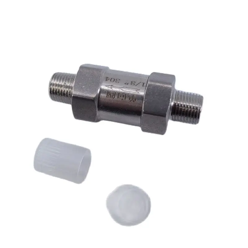 GOGO Combined Modular Check Valve 1/4 SS304 Stainless Steel Grinding one-Way Separate Check Valve GOGO Combined Modular Check Valve 1/4 SS304 Stainless Steel Grinding one-Way Separate Check Valve