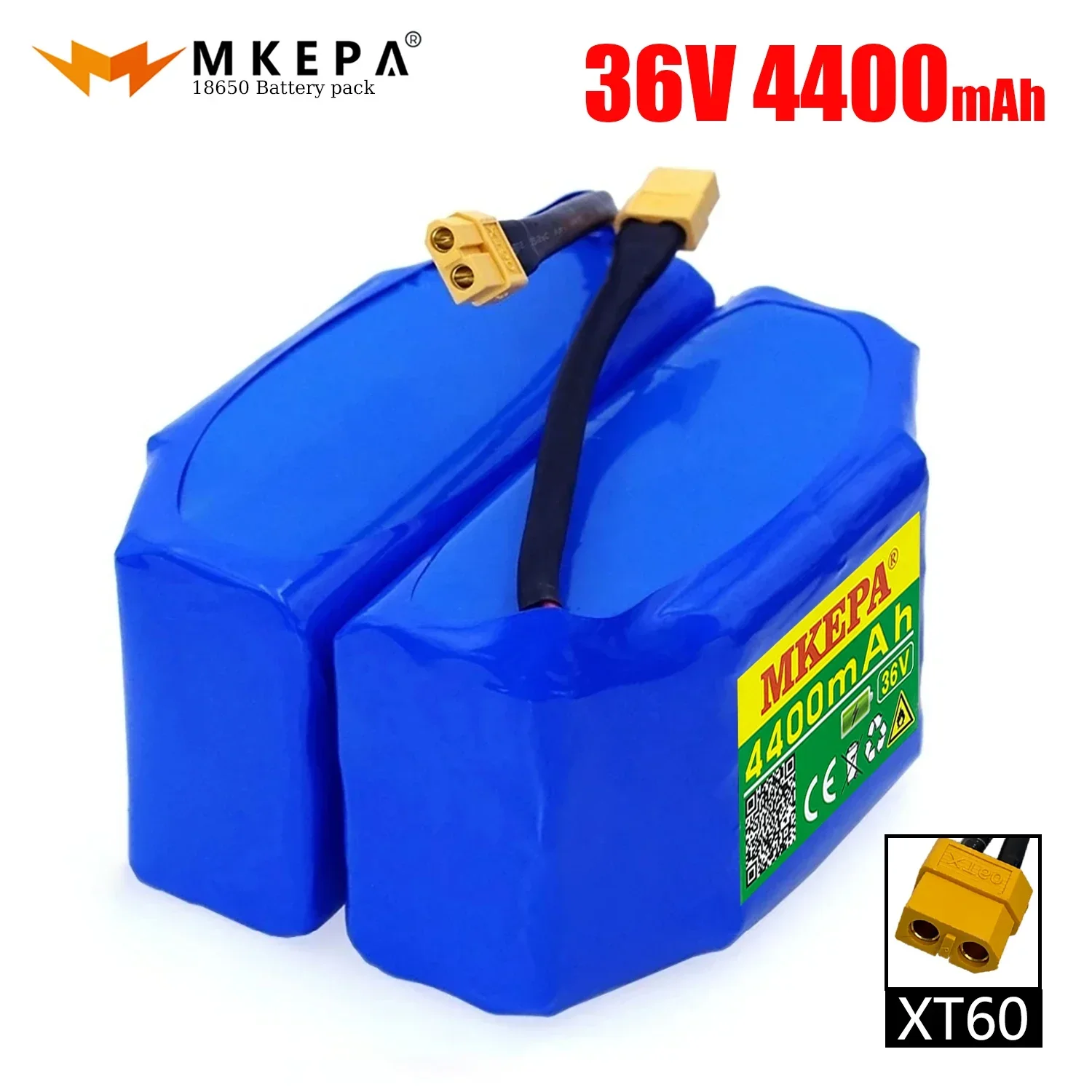 

Mkepa 36V 10S2P 4400mAh 36v Electric Scooter Battery Lithium-ion 18650 42v 18650 Battery Pack Scooter Twist Car Battery
