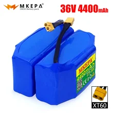 Mkepa-전기 스쿠터 배터리, 36V, 10S2P, 4400mAh, 36v, 리튬 이온 18650, 42v 18650 배터리 팩, 스쿠터, 트위스트 자동차 배터리