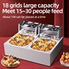 Commercial Stainless Steel Kanto Cooking Machine Spicy Hot Pot Stove Electric Rice Skewer Pot Japanese Oden pot 9 Compartments 6