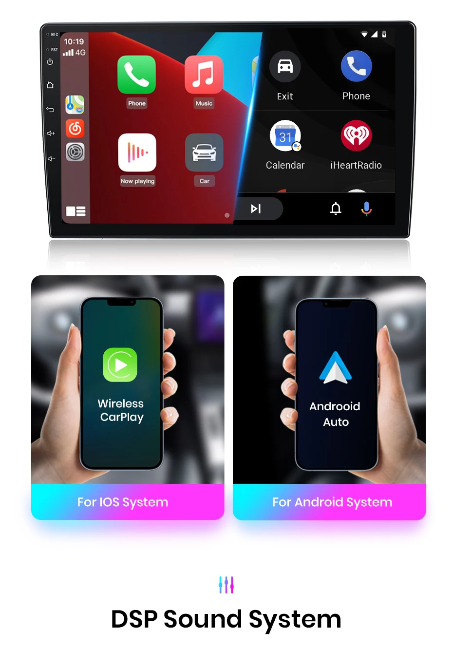 Für Mercedes Benz W169 W245 B200 W906 Sprinter W639 Vito Drahtlose CarPlay für Apple Android Auto Auto Radio GPS Multimedia Stereo – Detail 12