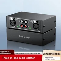 Isolateur audio RCA XLR | Éliminateur de bruit multifonctionnel