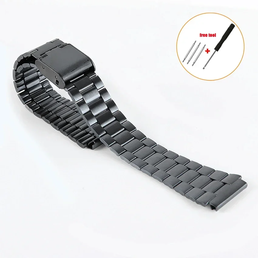 Stainless Steel 18mm Metal Watchband Strap