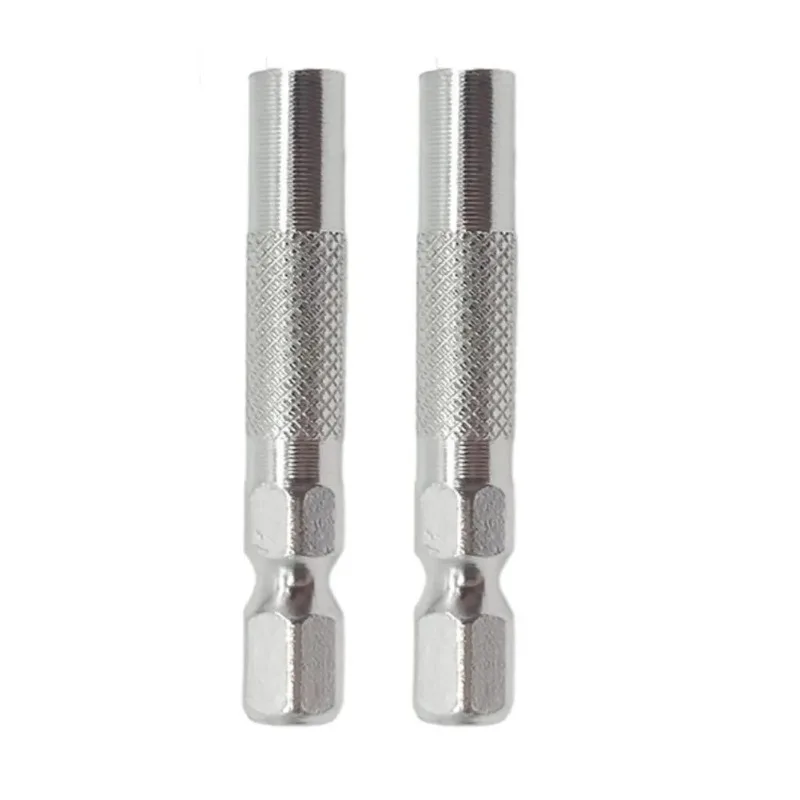 

2PCS Hex Shank 6.35mm 1/4" Insert Bit Adapter To System 4mm 4 Screwdriver Micro Bit Adapter Magnetic Holder Hand Tool Parts