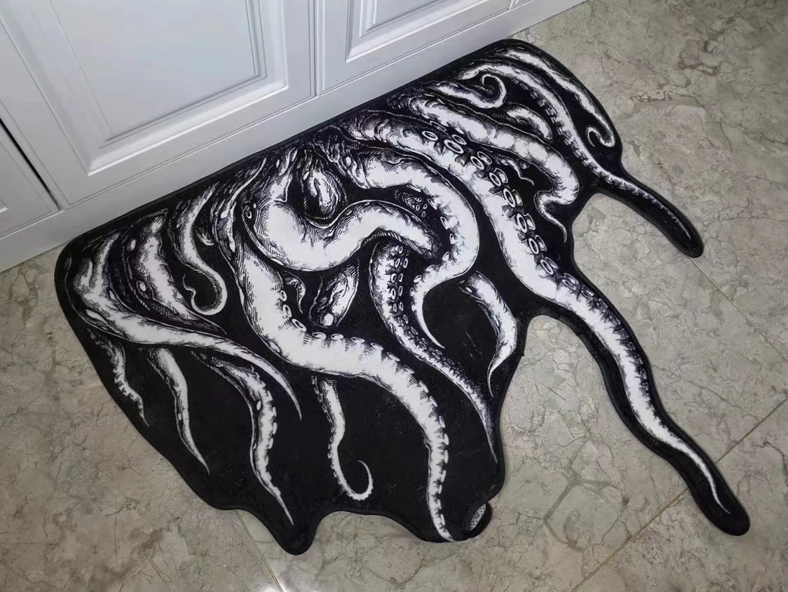

Gothic Octopus tentacles Carpet Entrance Doormats Octopus Home Bedroom Decorative Living Room Bathroom Rug Kitchen Carpet