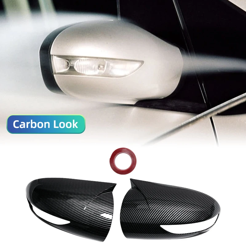 메르세데스 벤츠 A B 클래스 W169 W245 2004 2005 2006 2007 2008 광택 블랙 백미러 캡 커버 왼쪽 오른쪽