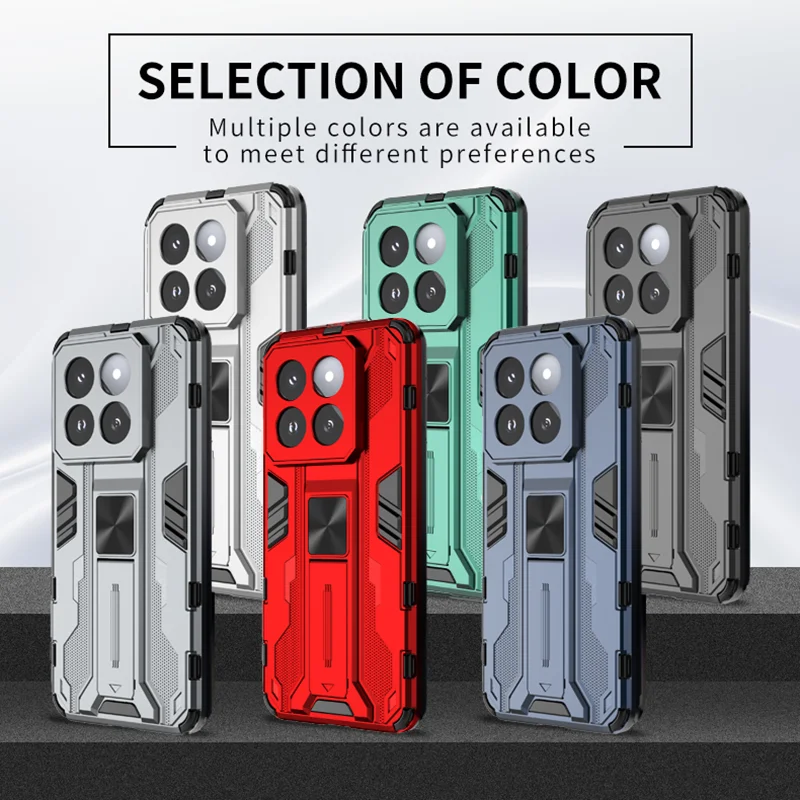 Shockproof Armor Magnetic Phone Case with Hard Holder