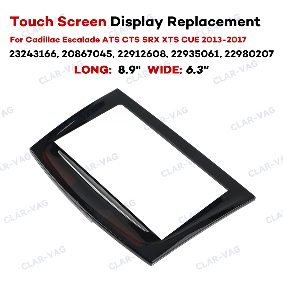 New Touch Digitizer for Cadillac 2013-2017 years ATS CTS SRX XTS CTS-V Escalade Touch Screen LCD Display