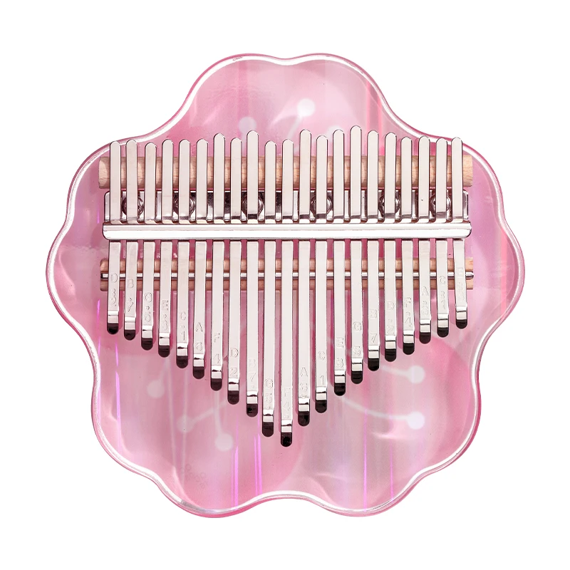 

mini kalimba 21 keys kalimba acrylic thumb piano 17 key with bag