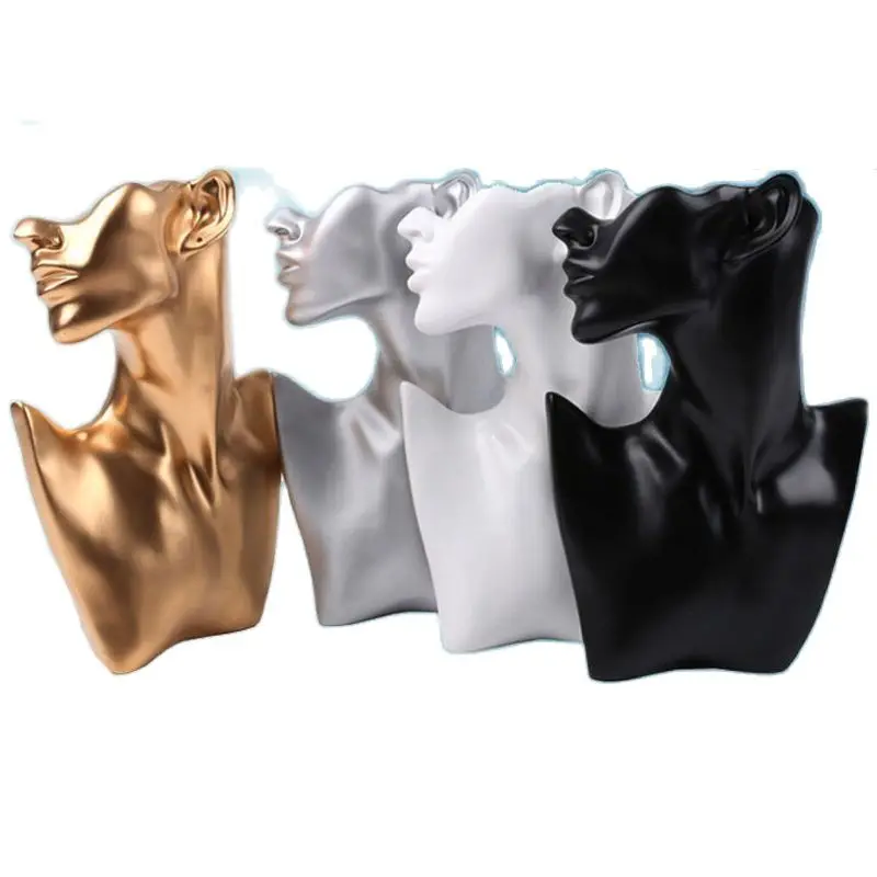 1pcs Jewelry Mannequins Head For Women Necklaces Up Jewelry Earring