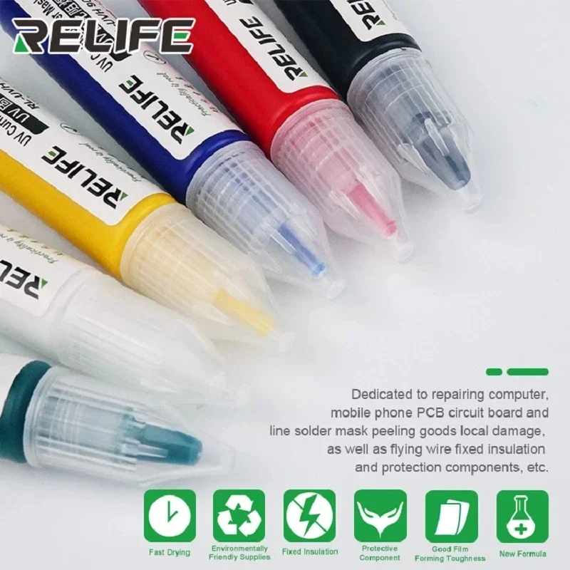 Soldering Flux Soldering Paste Chip Repair Tool Set UV curing solder mask ink For PCB BGA Circuit board repair Green Welding Flux phone repair tools