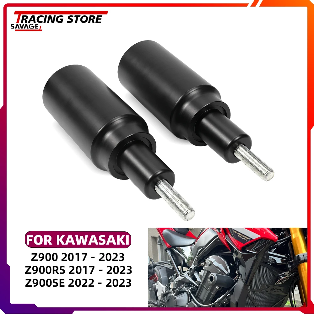 Nuovo Per Kawasaki Z900 Z900Rs Z900Se Frame Slider Crash Protector Z900 Se/Rs Telaio Moto Motore Crash Pad Protezione Anticaduta